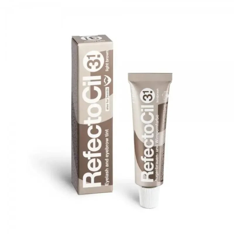 רפקטוסיל צבע חום בהיר (3.1 No) לעיצוב גבות וריסים 15 מ"ל, יופילי