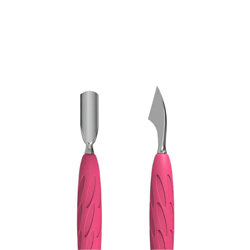 סטאלקס דוחף מניקור Gummy עם ידית סיליקון UNIQ 10 סוג 3 (דוחף צר מעוגל ומנקה)