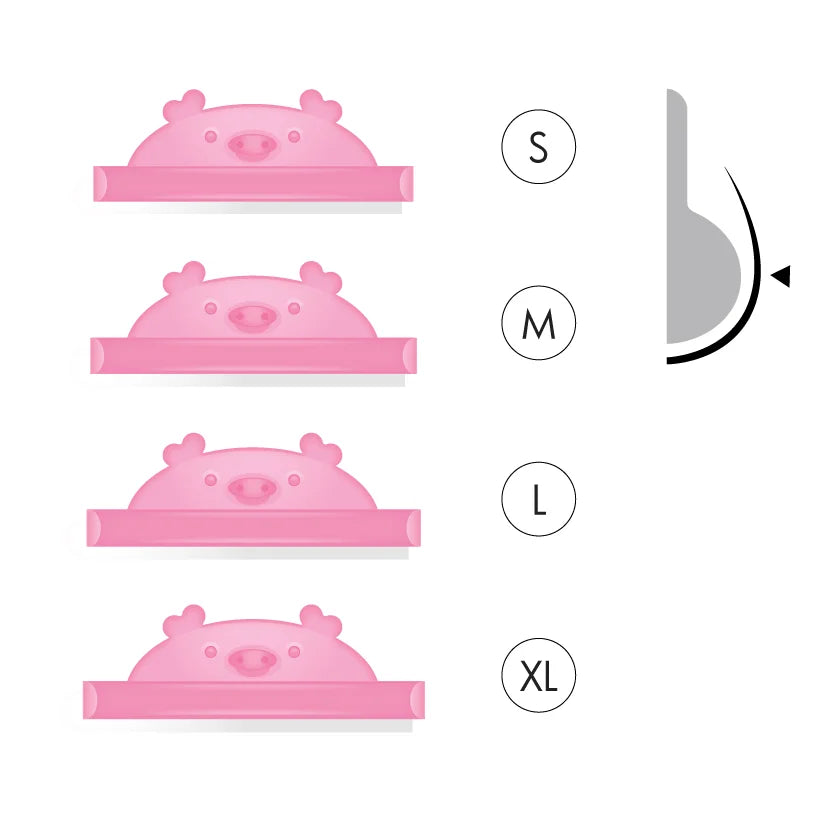 Silicone Pads שתלי סיליקון בצורת מעוגל חד