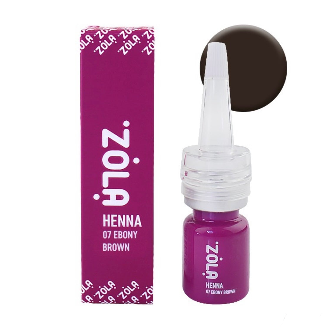 חינה מקצועית לגבות ZOLA 5 גרם (07 חום הבוני)