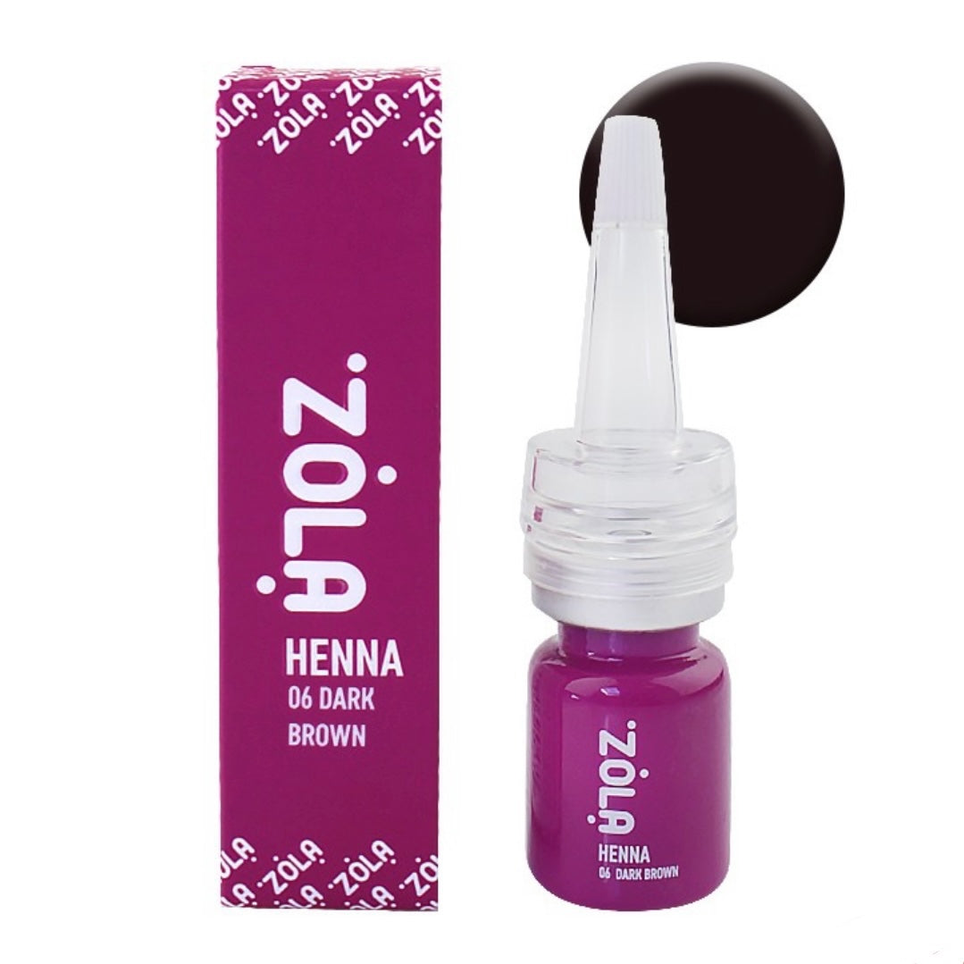 חינה מקצועית לגבות ZOLA 5 גרם (06 חום כהה)