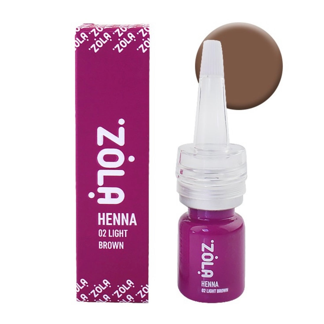 חינה מקצועית לגבות ZOLA 5 גרם (02 חום בהיר)