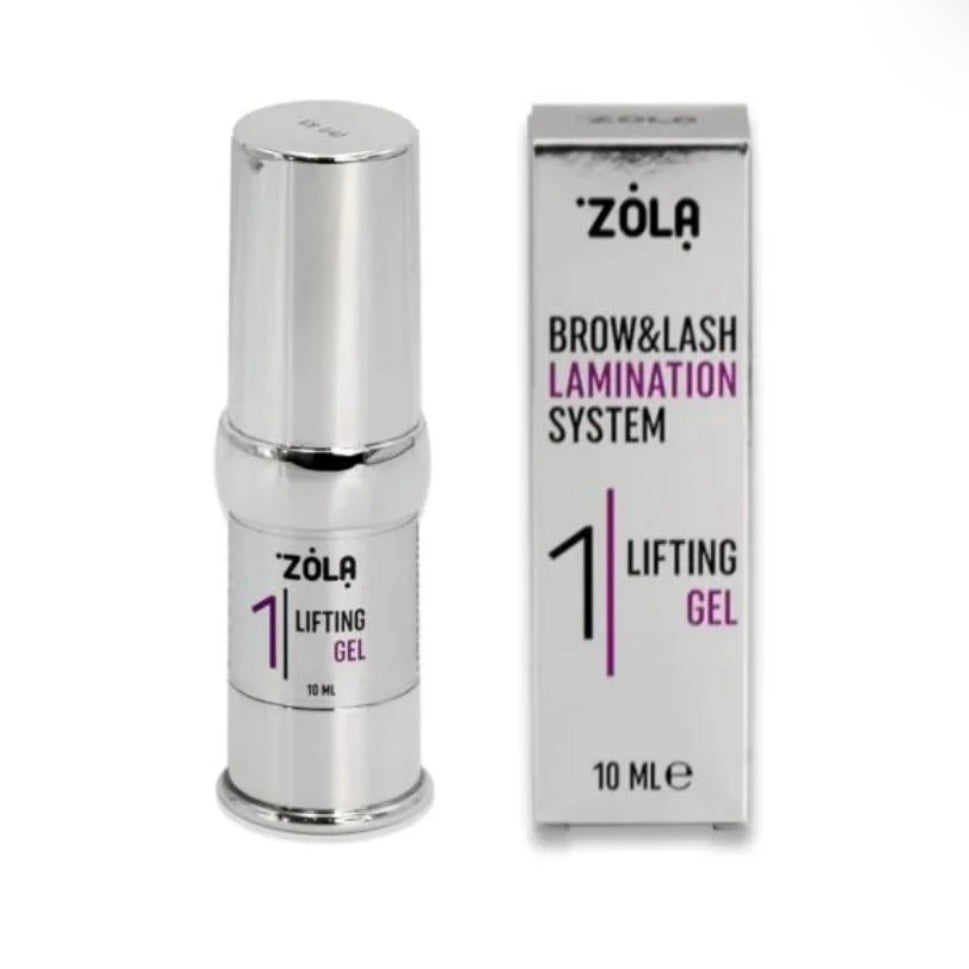 ZOLA – שלב 1 | ג'ל הרמה לריסים וגבות (10 מל)