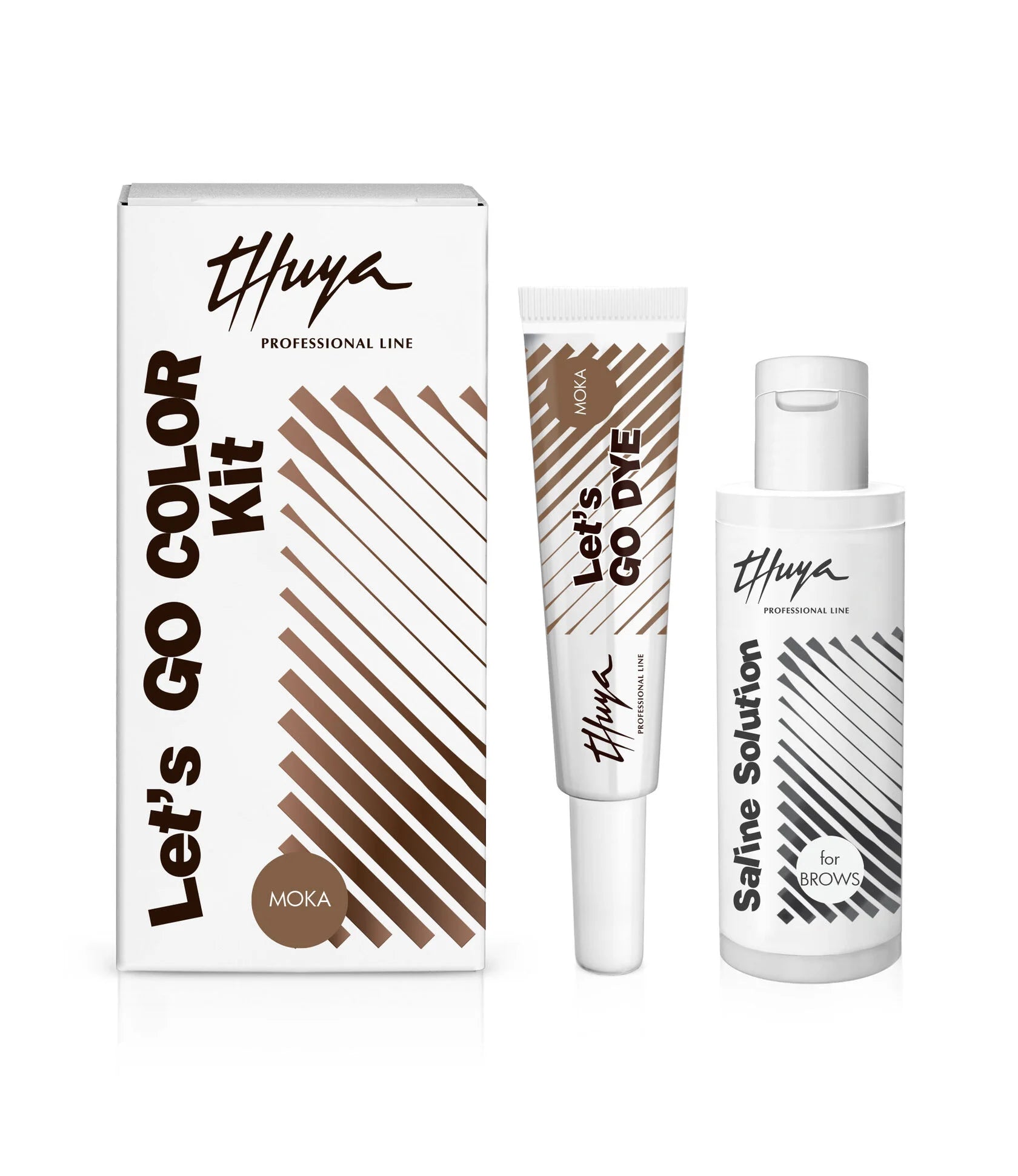 Moka Eyebrow Gel Color Kit | ערכת צבע גבות ג'ל | Let's GO COLOR by Thuya