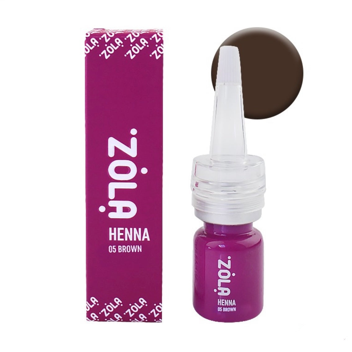 חינה מקצועית לגבות ZOLA 5 גרם (05 חום)