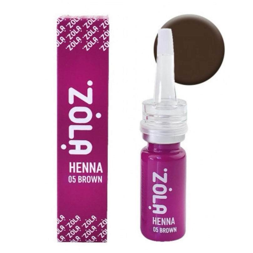 חינה מקצועית לגבות ZOLA 6 גרם (06 חום כהה)