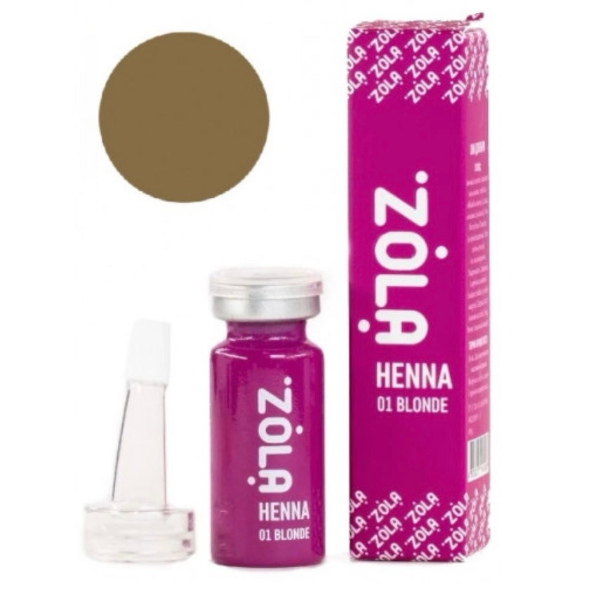 חינה מקצועית לגבות ZOLA 10 גרם (01 בלונד)
